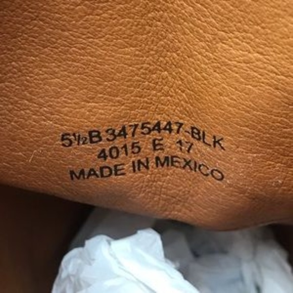 FRYE | Tall Melissa Button Black Leather Boots 5.5 - Picture 8 of 8